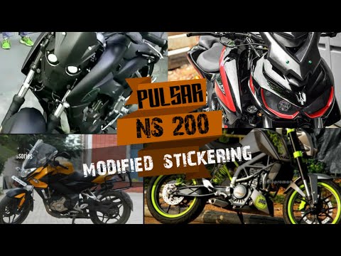 Pulsar NS 200 Modified and Premium Level Alteration & Stickering.Move To Next Level.