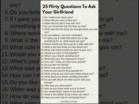Flirty Questions to ASk your Girlfriend #love #kiss #boyfriend #girl #relationship
