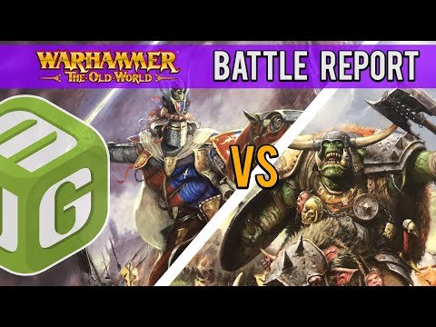 Bretonnian Peasants vs ONLY ORCS Warhammer The Old World Classic Battle Report Ep 3