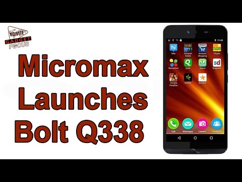 Micromax Launches Bolt Q338 With 8MP Camera