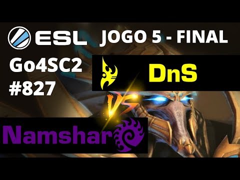 StarCraft 2 - DnS vs Namshar (PvZ) Jogo 5 - FINAL - Go4SC2 Europe Cup #827 [PT-BR]