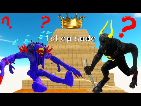 KOZAROG vs SCOURGE WHO IS THE KING OF THE MOUNTAIN??? - Animal Revolt Battle Simulator (1st episode)
