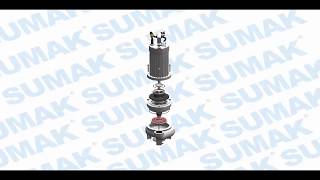 Sumak Bıçaklı Dalgıç Pompa