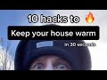 10 hacks to keep your house WARM 🔥