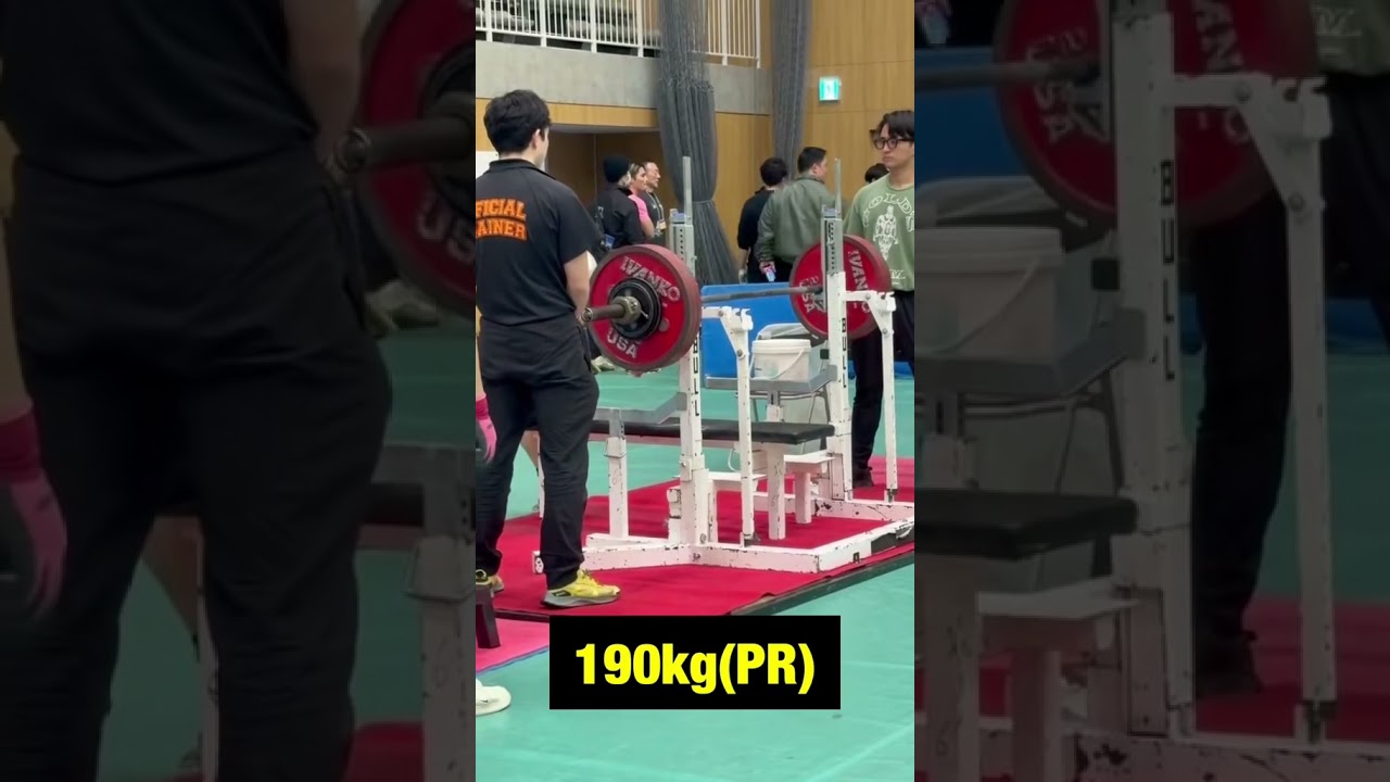 一年ぶりにベンチプレス大会に出てきました