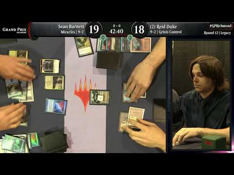 Magic the Gathering GP Richmond 2018 Round 12 Legacy