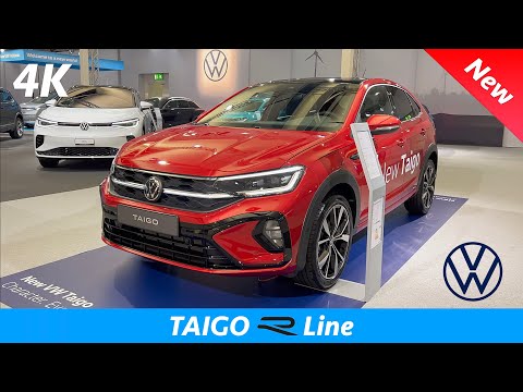 VW Taigo R Line 2022 - First FULL Review in 4K | Exterior - Interior (Ambient Lights), Price