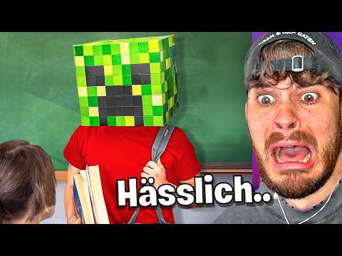 KIND TRÄGT MINECRAFT MASKE IN SCHULE