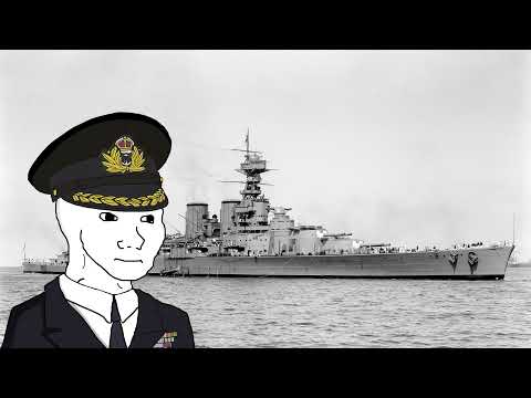 Rule Britannia but you're the captain of the HMS Hood and the magazines just detonated