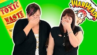 Sour Candy Challenge (Toxic Waste Challenge & Warheads Challenge) from Cookies Cupcakes and Cardio