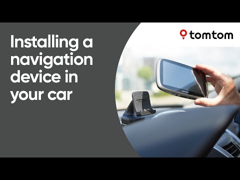 Installing your navigation device in your car
