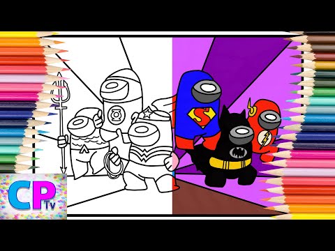 Avengers Among Us Coloring Pages on IPad/@coloringpagestv /Jim Yosef - Link [NCS Release]