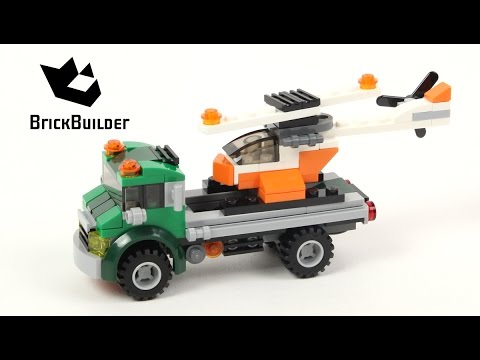 Vidéo LEGO Creator 31043 : Le transport de l'hélicoptère