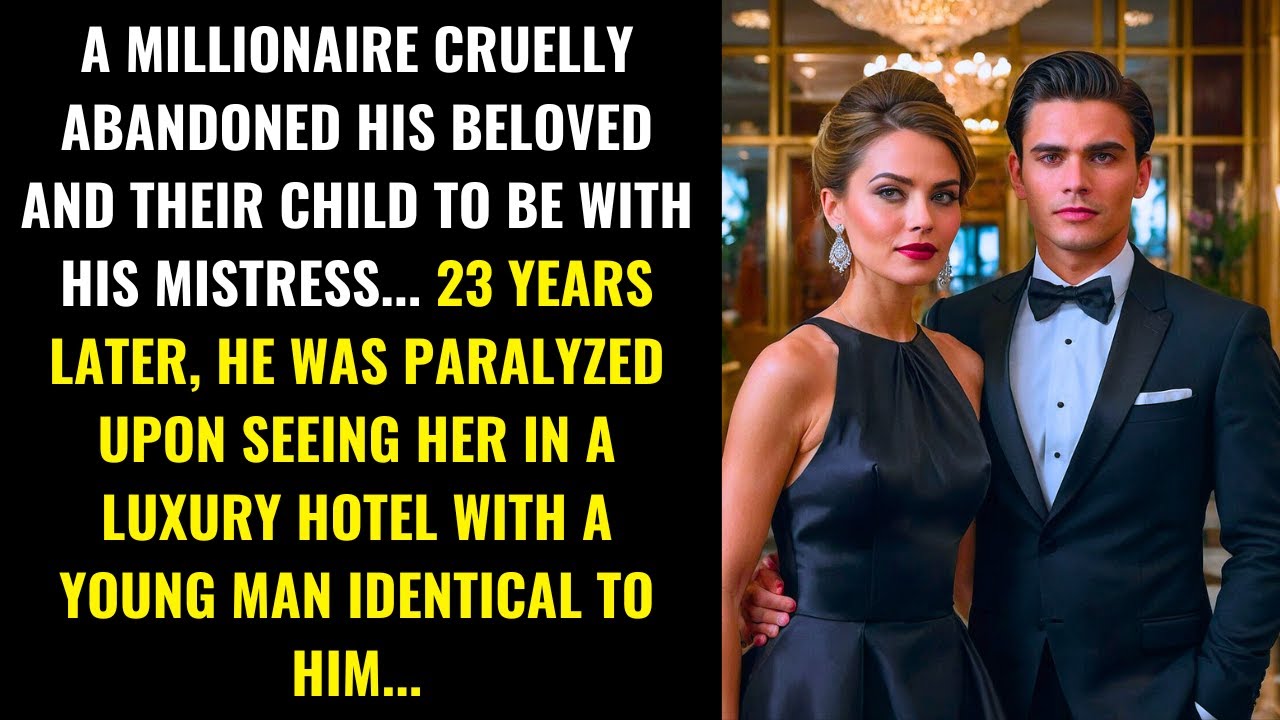 MILLIONAIRE ABANDONS HIS LOVED ONE AND HIS SON... YEARS LATER, HE SEES HER IN A HOTEL WITH A MAN...