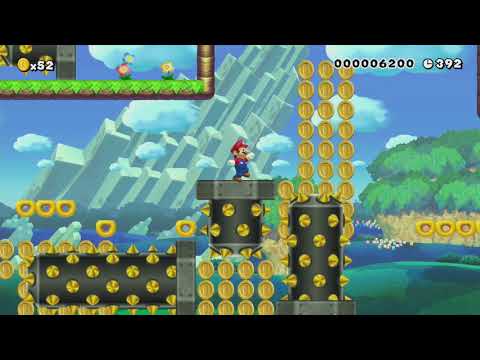 壁ジャンプとかで行く by ARALE - SUPER MARIO MAKER - NO COMMENTARY 1bi