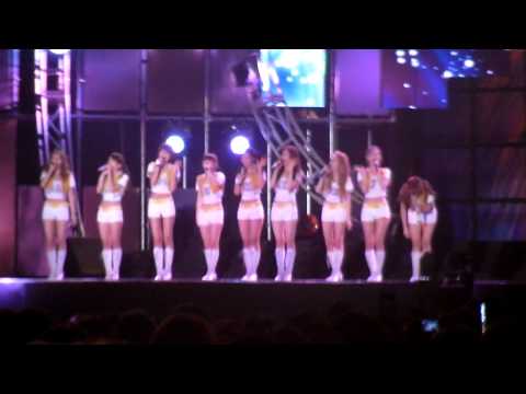 [Fancam] 100829 SNSD - Oh! + Talk + Run Devil Run @Incheon Korean Music Wave