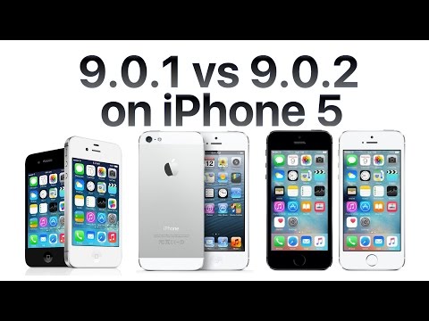 iPhone 5 iOS 9.0.2 vs iOS 9.0.1