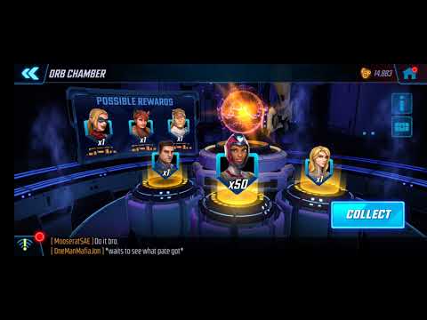 Opening up 17 mega orbs