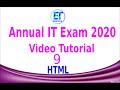 Annual IT Exam 2020   HTML4