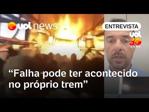 Falha em SP pode ter sido causada no próprio trem, diz diretor de operação da Trivia Trens