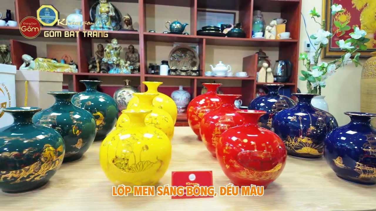 Quả Hút Lộc Men Màu Vẽ Vàng Thuận Buồm Xuôi Gió