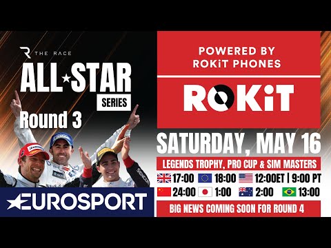 🔴The Race All-Star Series Rd 3 ft Juan Pablo Montoya & fellow F1, Indy, NASCAR Legends! | EUROSPORT