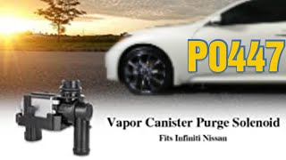 P0447 for 2008 Infiniti G37 Coupe Control Valve EVAP sensor