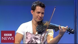 Fastest violinist in the world - BBC News