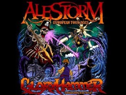 Alestorm, Gloryhammer, Wind Rose, Rumahoy ( Brno 2023 ) LIVE