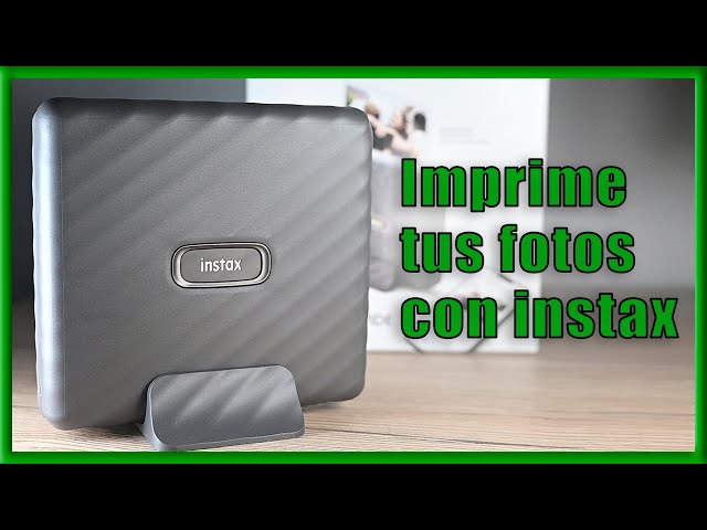 Vídeo relacionado con Khanka Funda para Impresora de Fotos Fujifilm Instax Link Wide, Bolsa de Transporte con Bolsillo para Accesorios Instax Link Wide (Estuche + Álbum de Fotos, Blanco Ceniza)