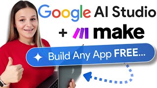 How to Build NO CODE Apps FREE with AI 🚀 ( Google AI Studio + Make.Com = Full Stack App)