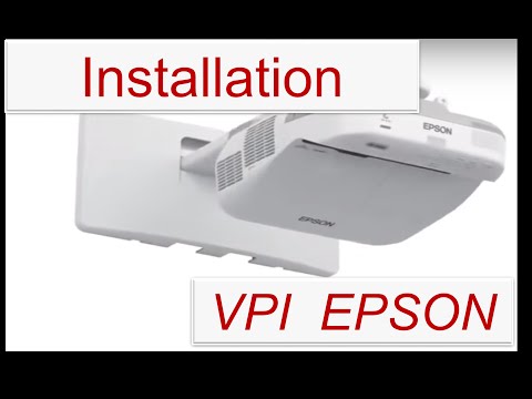 Installation de videoprojecteur interactif EPSON (VPI)