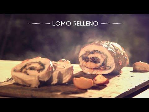 Lomo relleno para Navidad
