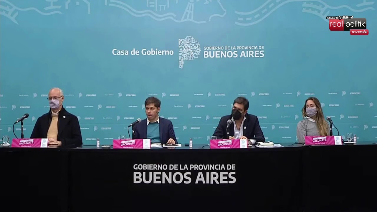 Axel Kicillof anunció presencialidad "gradual" en escuelas bonaerenses a partir del miércoles 16