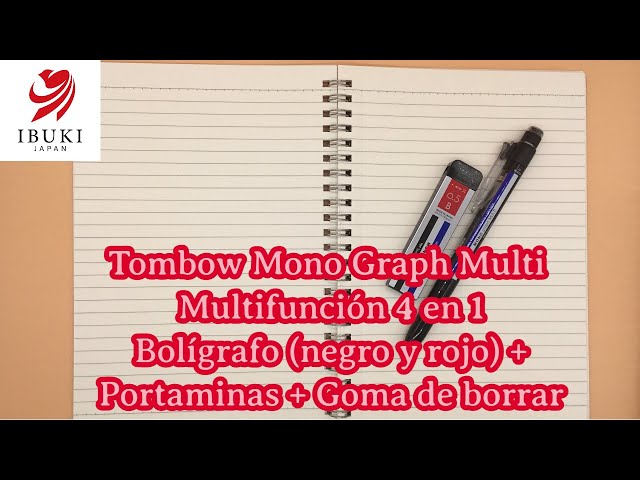 Vídeo relacionado con Tombow 936163 - Porta gomas de monocromo zero, 2.5 x 5 mm
