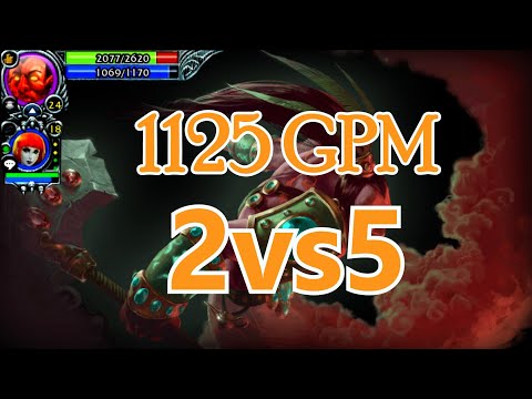 HoN 2vs5 | 1125 GPM Salomon Comeback