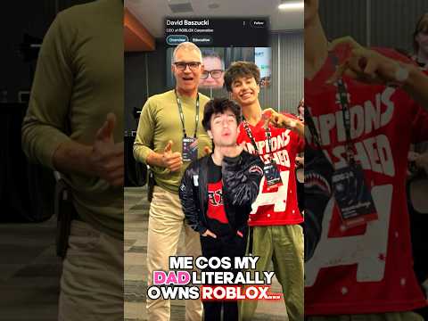 Did YOU KNOW That MY DAD Owns ROBLOX😅🕹️