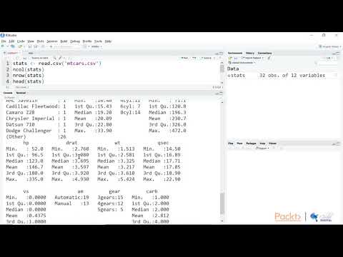 Hands On Data Exploration with R Tabular Exploration | packtpub com