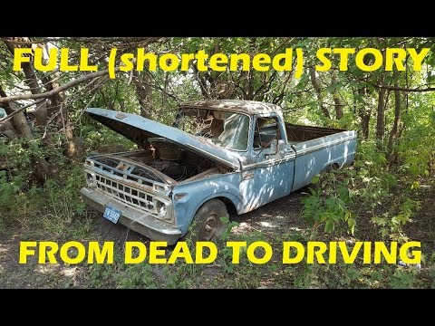 Home Brewed Roadkill! Abandoned F250 First Start and Drive in 26 Years!!