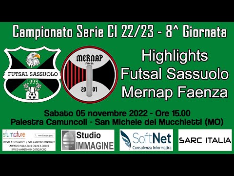 Highlights Futsal Sassuolo - Mernap Faenza [G8 Serie C1 22/23]