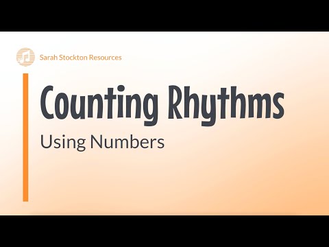 Counting Rhythms Using Numbers