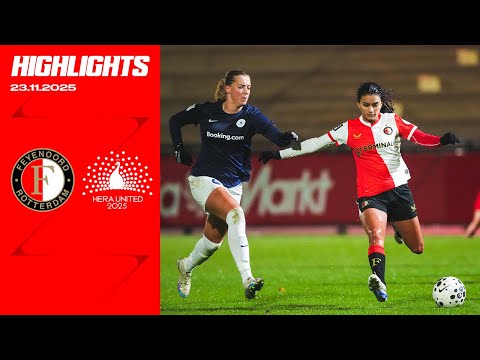 Highlights | Feyenoord V1 - HERA United | Eurojackpot Vrouwen Eredivisie 2025-2026