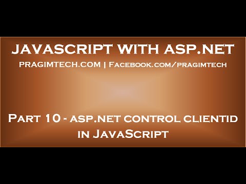 ASP NET control client id in JavaScript