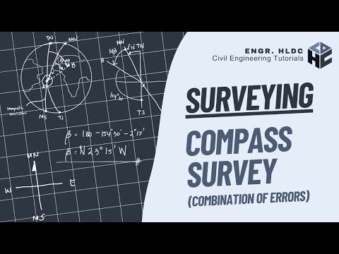 Elementary Surveying | Compass Survey | Magnetic Declination