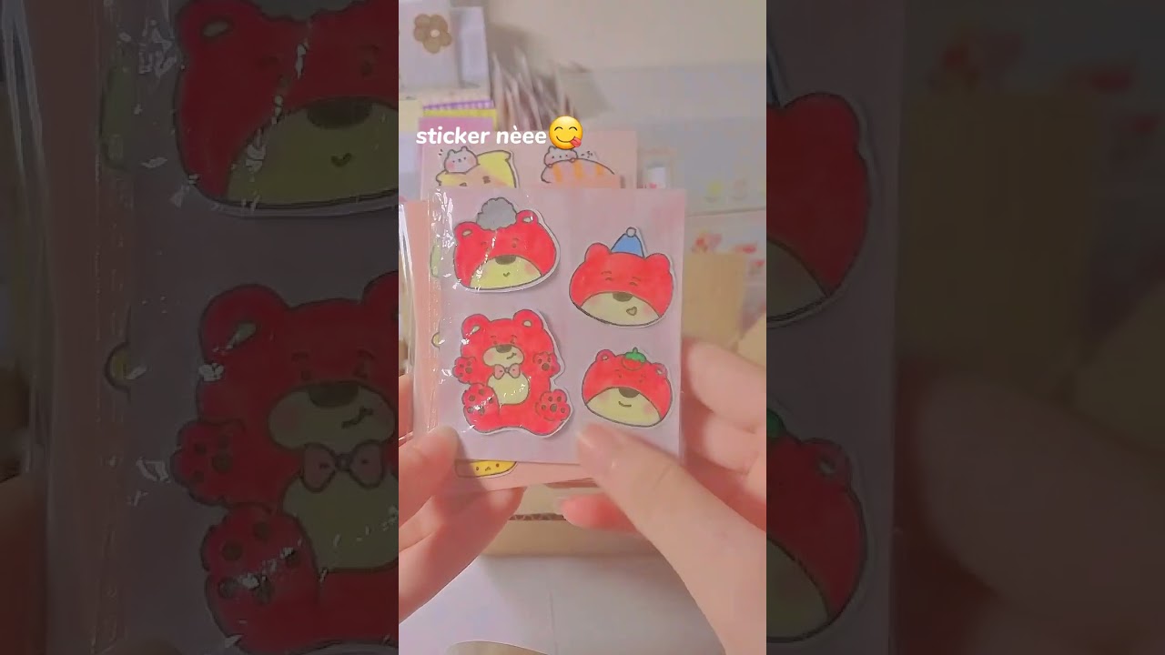 💓gói hàng squishy giấy và sticker xinh? ☁️🍋💤 || zuzy: #packingorders #shorts