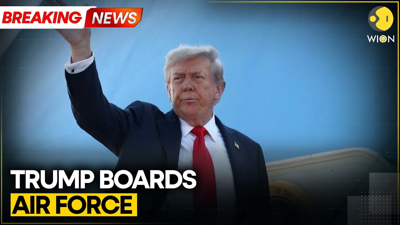 BREAKING: US President Leaves For Meeting With Russian President | Russia-Ukraine Peace Talks | WION