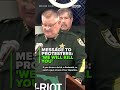 Florida Sheriff's threat to anti-ICE protesters