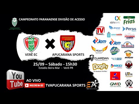 VERÊ FC X APUCARANA SPORTS