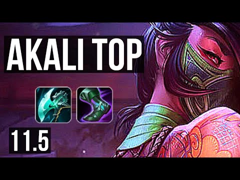 AKALI vs MORDEKAISER (TOP) | 800+ games, 5/1/1 | KR Diamond | v11.5