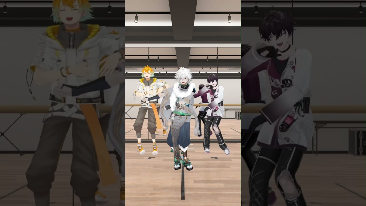 #ナルトダンス #踊ってみた 【宇佐美リト/佐伯イッテツ/叢雲カゲツ/にじさんじ】